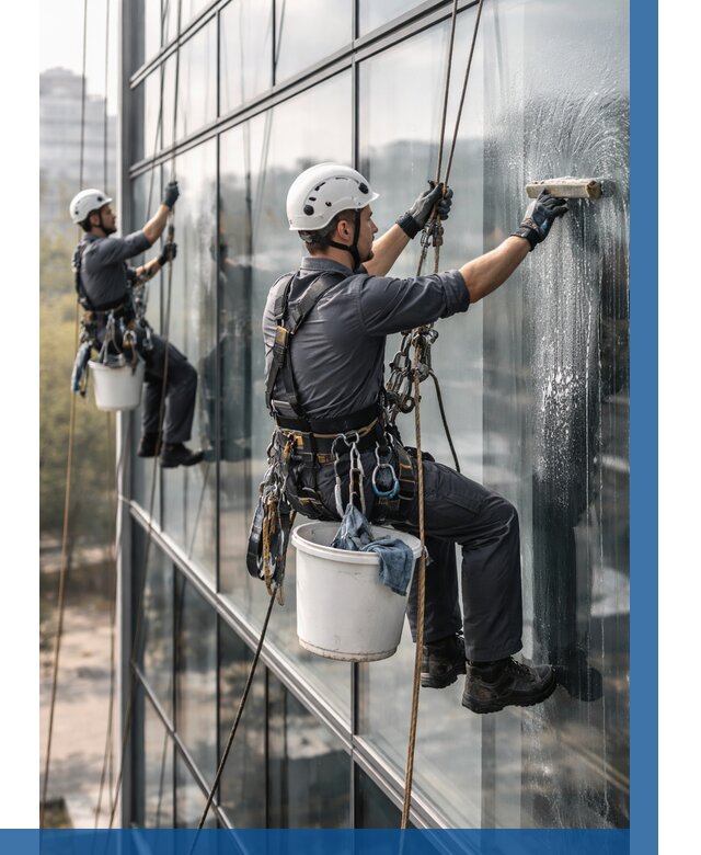 Мойка сплошного остекления в Кушве, заказать от 308 р.| ВЫСОТНИК-Кшв