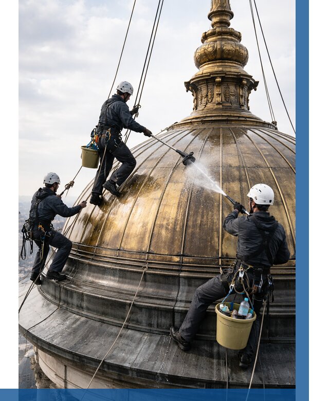 Мойка куполов и шпилей в Кушве от 8212 р. - заказать | ВЫСОТНИК-Кшв