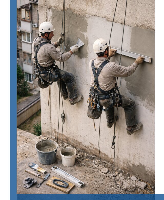 Комплексный ремонт штукатурного фасада с гарантией в Кушве