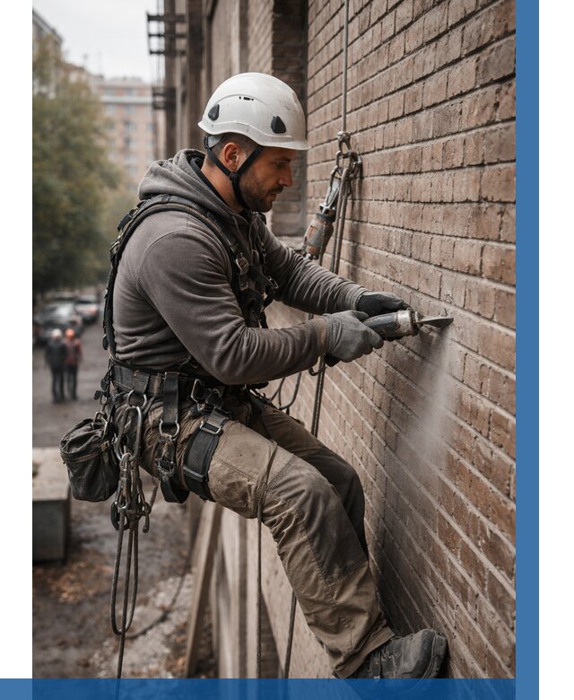 Расшивка кирпичных швов в Кушве от 616 р. | ВЫСОТНИК-Кшв