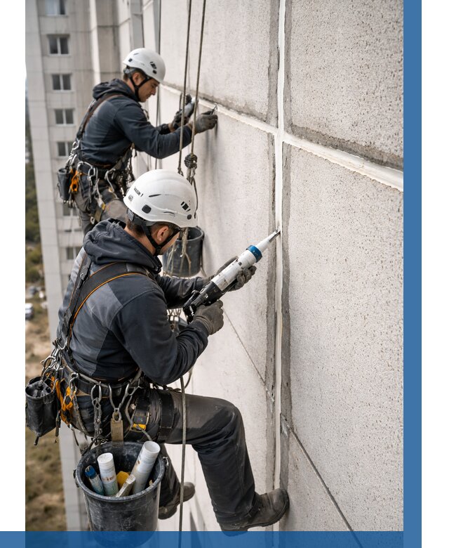 Герметизация межпанельных швов в Кушве от 719 р. | ВЫСОТНИК-Кшв