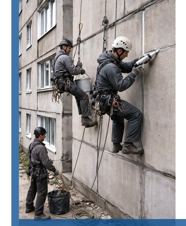 Герметизация межпанельных швов в Кушве с гарантией герметичности