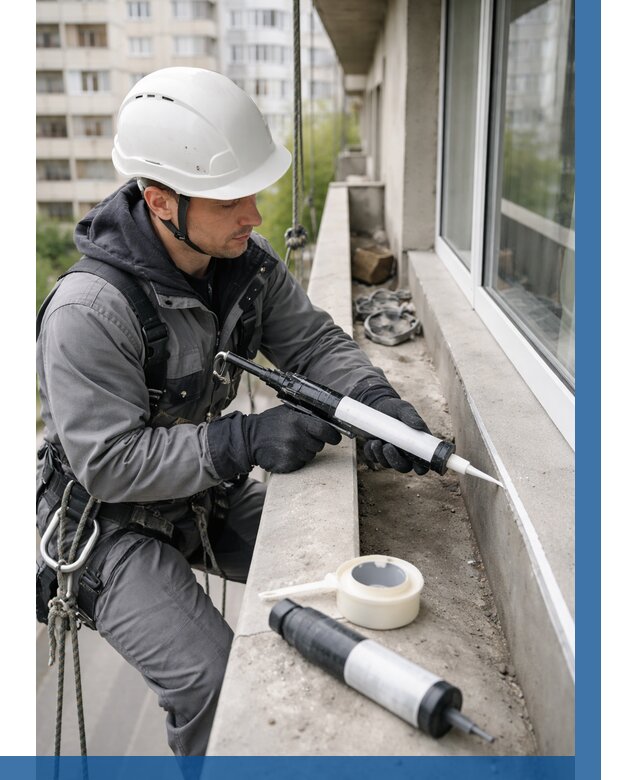 Герметизация швов лоджии в Кушве от 4619 р. | ВЫСОТНИК-Кшв