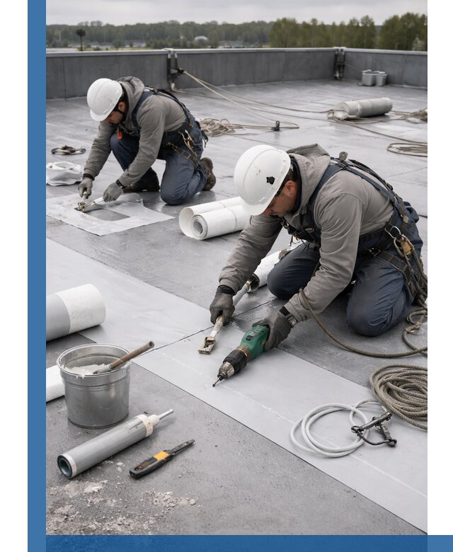 Ремонт мембранной кровли в Кушве качественно и с гарантией