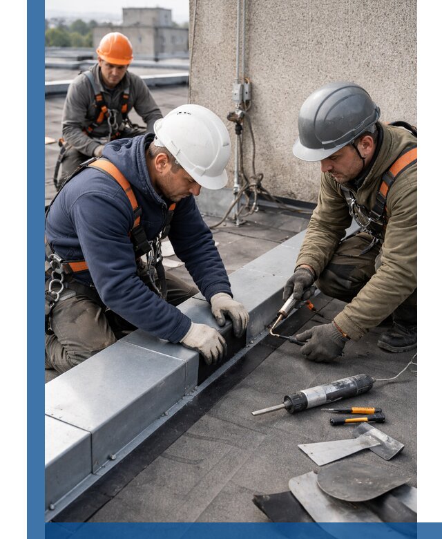 Ремонт кровельных примыканий в Кушве профессионально