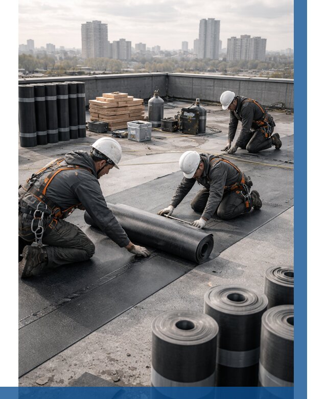 Монтаж мягкой кровли под ключ в Кушве от 462 р. | ВЫСОТНИК-Кшв