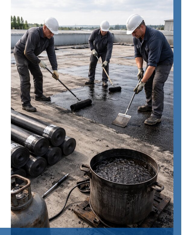 Гидроизоляция кровли мастикой в Кушве от 616 р. | ВЫСОТНИК-Кшв