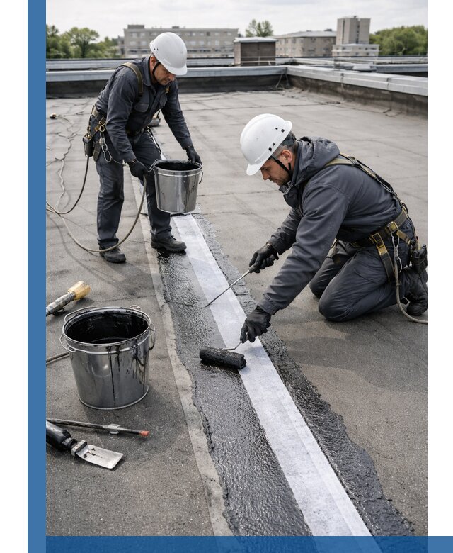 Гидроизоляция кровли мастикой в Кушве надежная защита