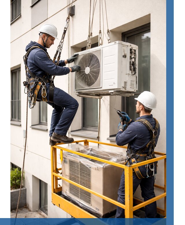 Демонтаж внешнего блока кондиционера в Кушве от 3593 р. | ВЫСОТНИК-Кшв