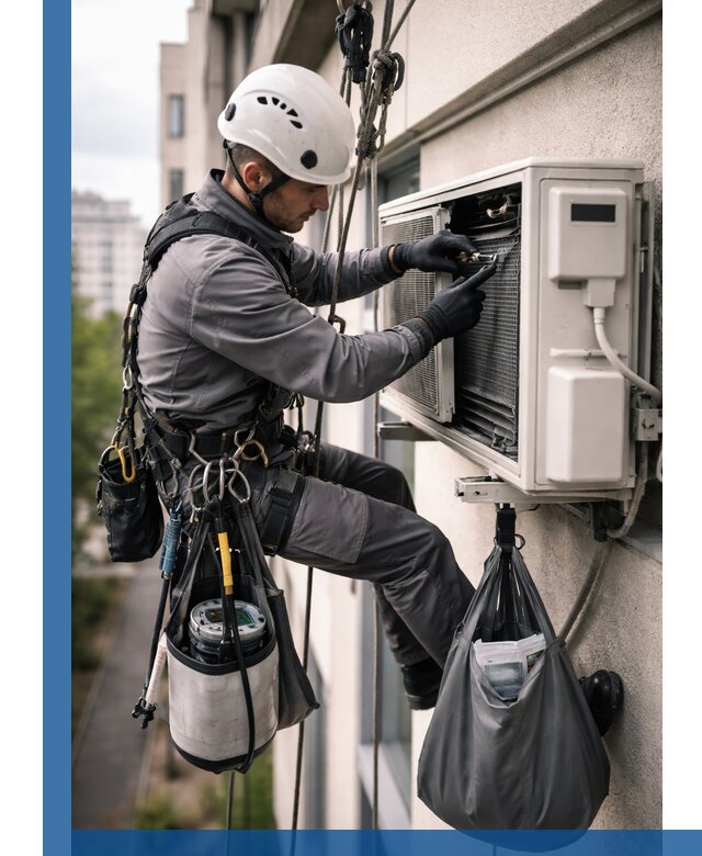 Обслуживание внешнего блока кондиционера в Кушве профессионально