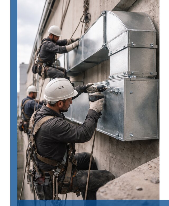 Профессиональный монтаж вентиляционных коробов в Кушве под ключ