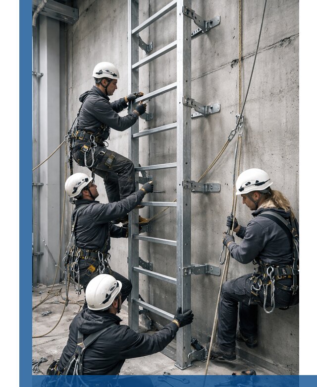 Монтаж металлических лестниц в Кушве под ключ со гарантией