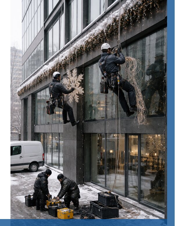 Демонтаж новогоднего оформления в Кушве от 5646 р. | ВЫСОТНИК-Кшв