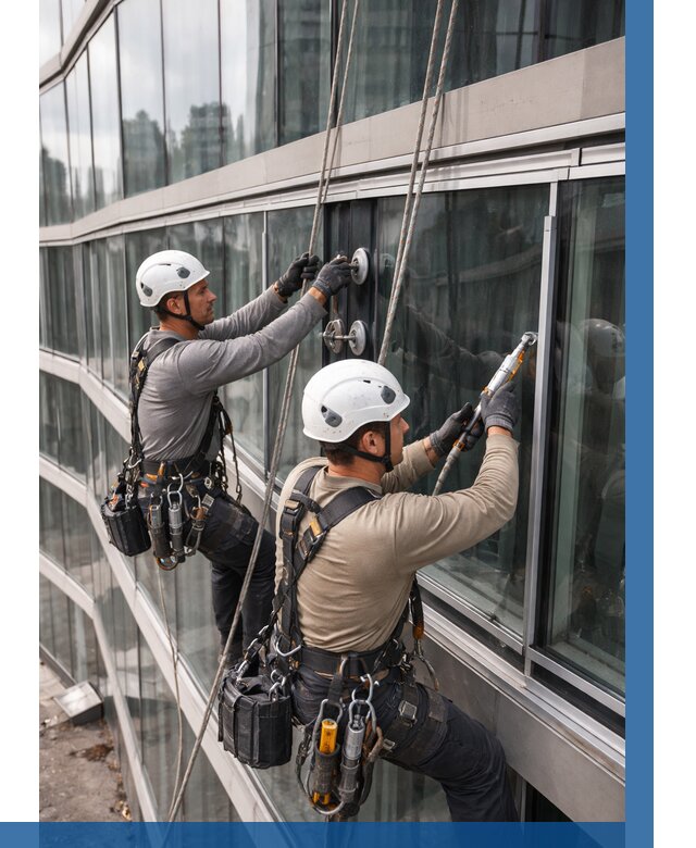 Радиусное остекление фасада в Кушве от 12318 р. | ВЫСОТНИК-Кшв