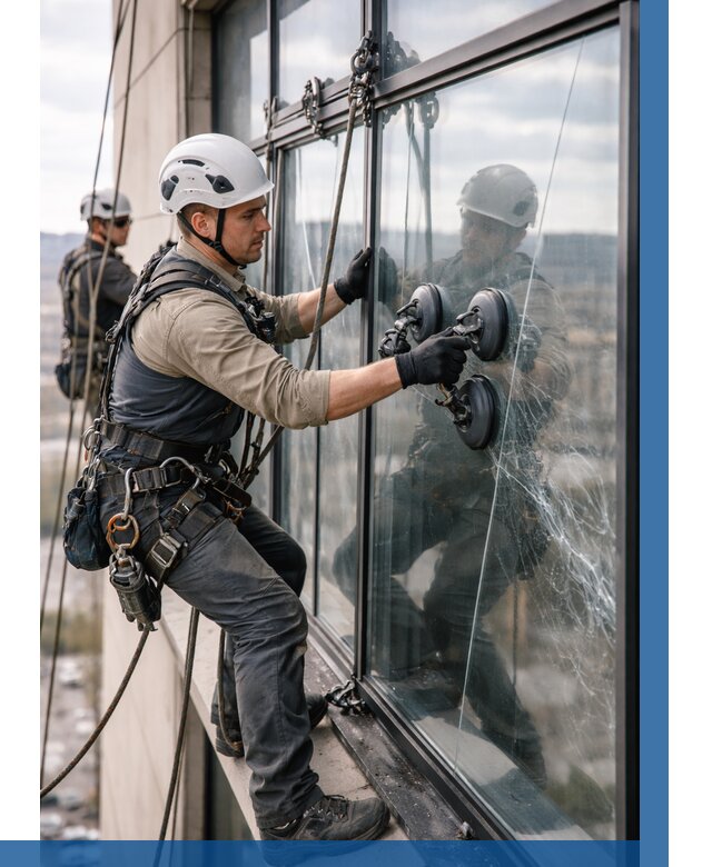 Замена стекла в витраже в Кушве под ключ от 8725 р. | ВЫСОТНИК-Кшв