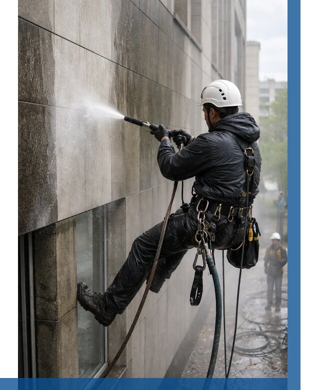 Гидроструйная очистка поверхностей в Кушве от 873 р. | ВЫСОТНИК-Кшв