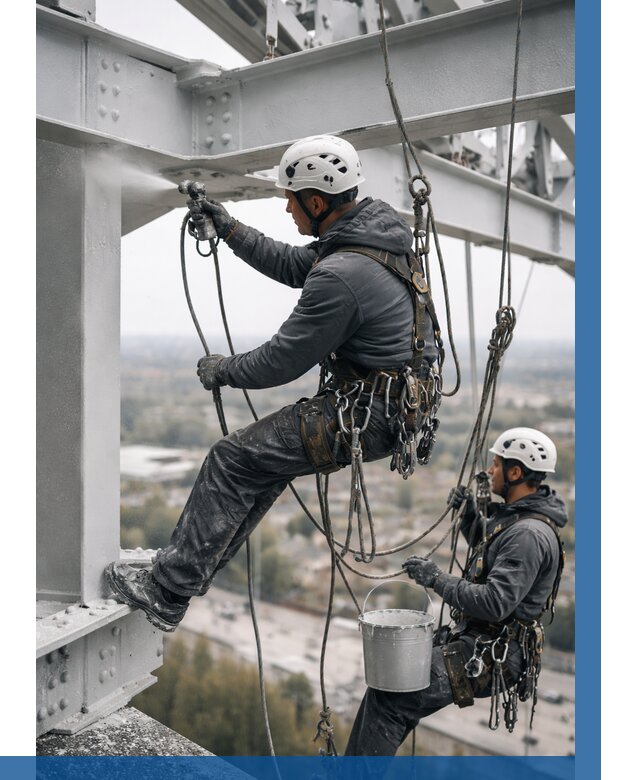 Покраска металлоконструкций на высоте в Кушве 359 р |ВЫСОТНИК-Кшв