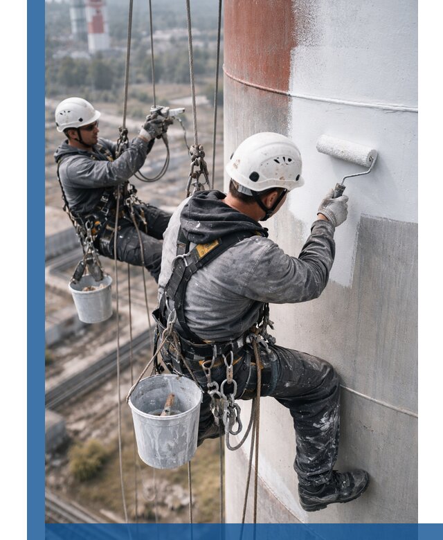 Покраска дымовых труб в Кушве: антикоррозийная защита и восстановление