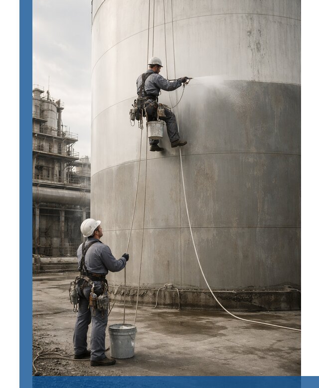 Покраска стальных резервуаров и емкостей в Кушве профессионально