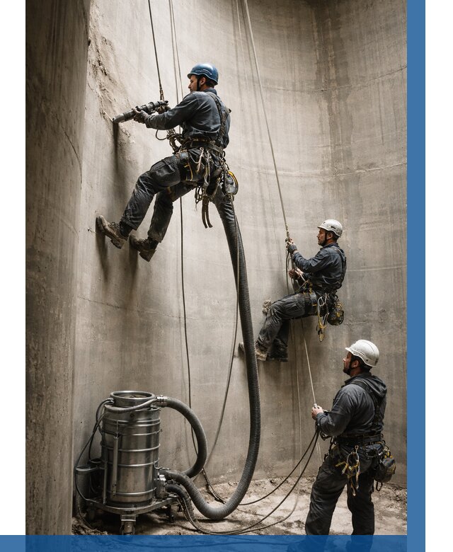 Зачистка силосов в Кушве от 4619 р. Договор и смета ВЫСОТНИК-Кшв