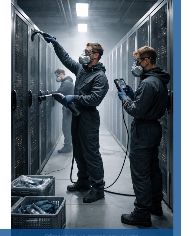 Обеспыливание серверной комнаты в Кушве от 4619 р. | ВЫСОТНИК-Кшв