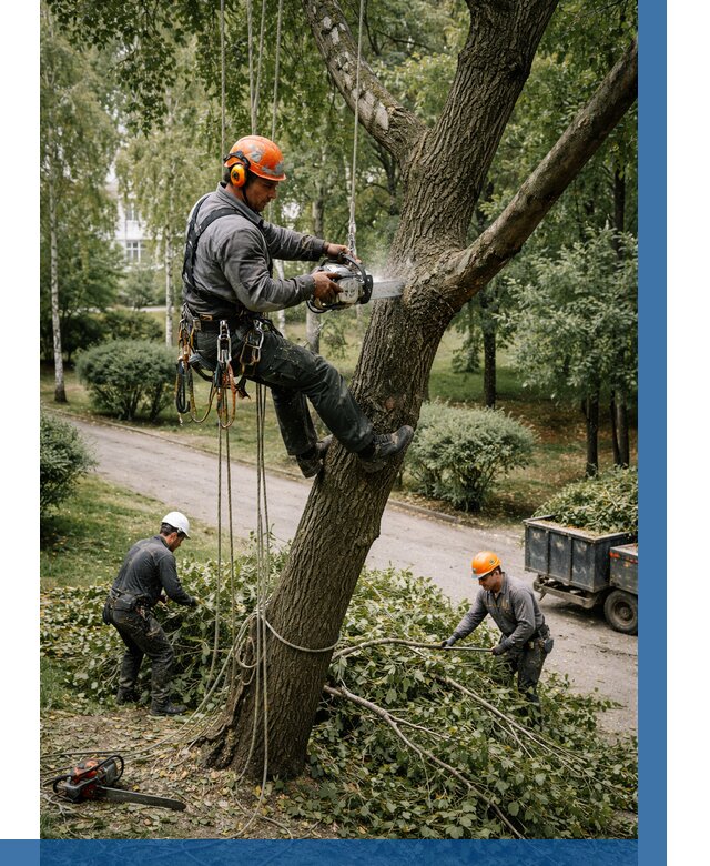 Кронирование деревьев в Кушве от 6672 р. | ВЫСОТНИК-Кшв