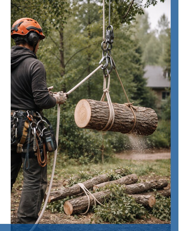 Валка деревьев частями в Кушве от 7699 р. | ВЫСОТНИК-Кшв